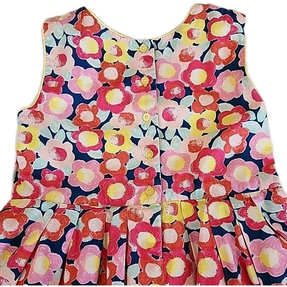 Marmeletta Girls Skater Dress Size 6X Twirly Floral Lined Tulle Easter Occasion - Picture 6 of 14